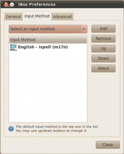 IBus Preferences